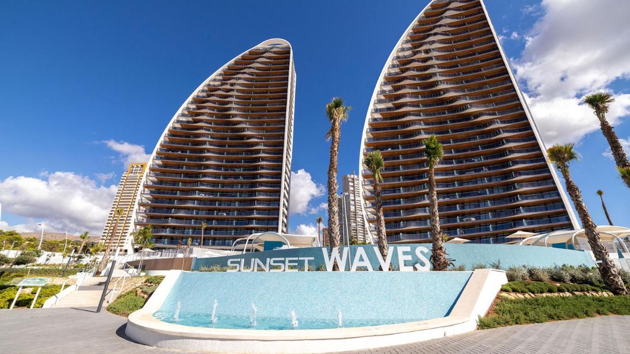 Ferienwohnung SUNSET WAVES Benidorm Sea View Exterior foto